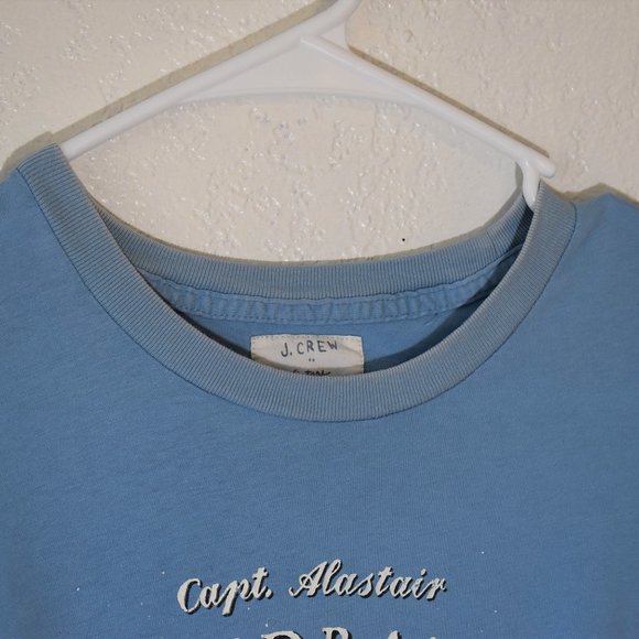 J Crew Vintage Graphics Mens Sz M Capt. Alastair Mandrake's T-Shirt 100% Cotton - Picture 4 of 11